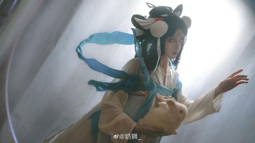 奶狮不咬人jk之人物cosplay，图片堪称完美诠释